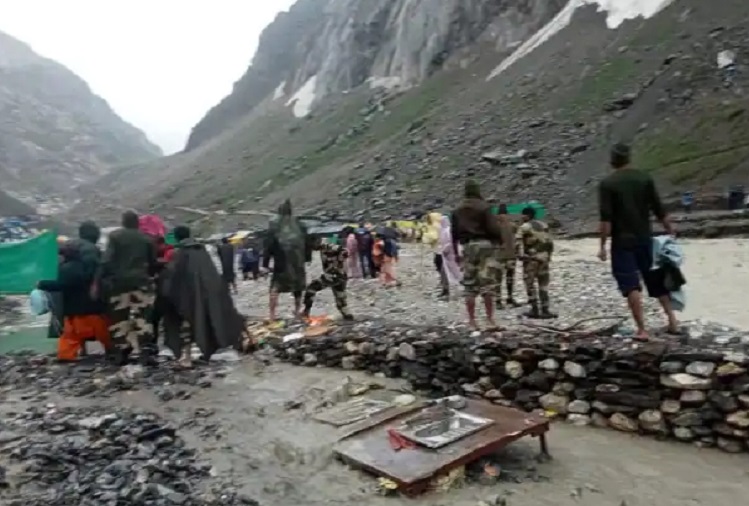 Amarnath Yatra : Rescue operation continued overnight near Amarnath cave