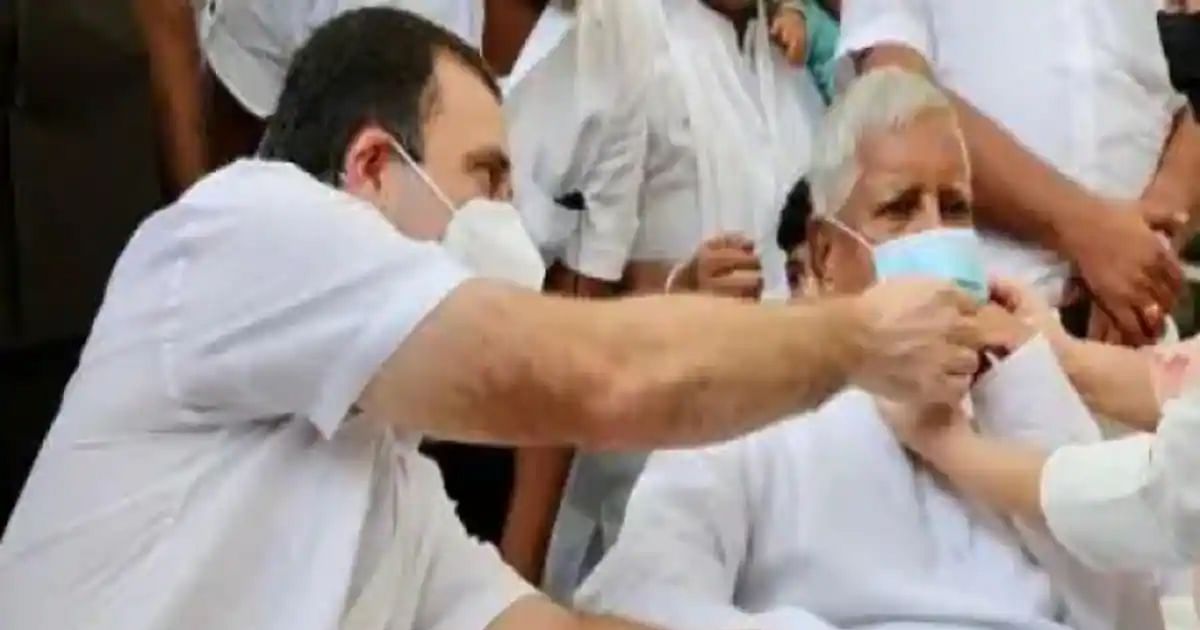 राहुल गांधी ने एम्स अस्पताल में लालू यादव से की मुलाकात, जाना हाल चाल, जानें कैसी है उनकी तबीयत